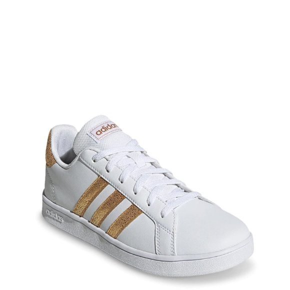 Other - Girls Adidas Grand Court Sneakers Gold Size 3Y